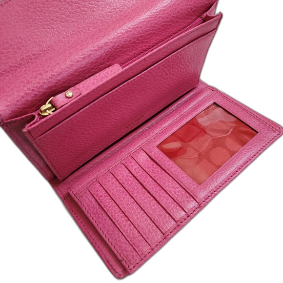 Kate Spade New York maria fuchsia Leather Fabric wallet and Box - Picture 5 of 13